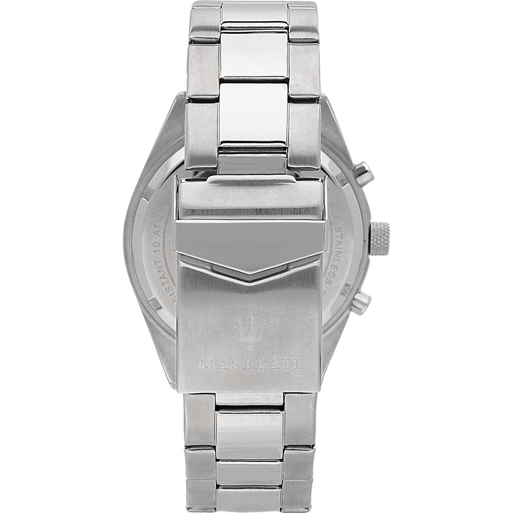 Maserati Мужские кварцевые часы Competizione Blue Metal Silver R8853100013