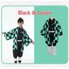 Kids Anime Demon Slayer Kimetsu No Yaiba Tanjirou Kamado Nezuko Zenitsu Shinobu Cosplay Women Kimono Cosplay Costume Wig