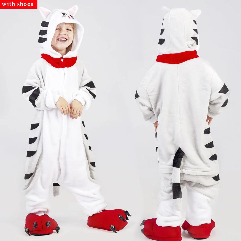 Комбинезон кигуруми, детские пижамы с единорогом для детей, детские пижамы с героями мультфильмов, детский костюм, зимний костюм для девочек, единорог, Jumspuit