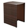Vidaxl 3-Cz. Zestaw Mebli Bistro Z Poduszkami, Rattan Pe, Brązowy