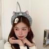 Panda Cat Fishing Plush Headband Hair Accessories Girls Cartoon Hairband Adorable Hair Hoop  Women