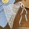 Trendy Lace Half Skirt Y2K Korean Spring Headscarf Lace Trim Apron  Skirt Accessories