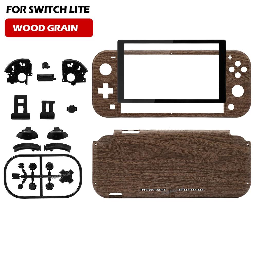 Для NS Switch Lite сменный корпус, набор для самостоятельной настройки с передней и задней крышками, кнопками, закаленным стеклом, инструментами для ремонта