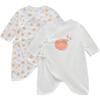 Labi Baby Ромпер для новорожденных из чистого хлопка, комплект из 2 предметов