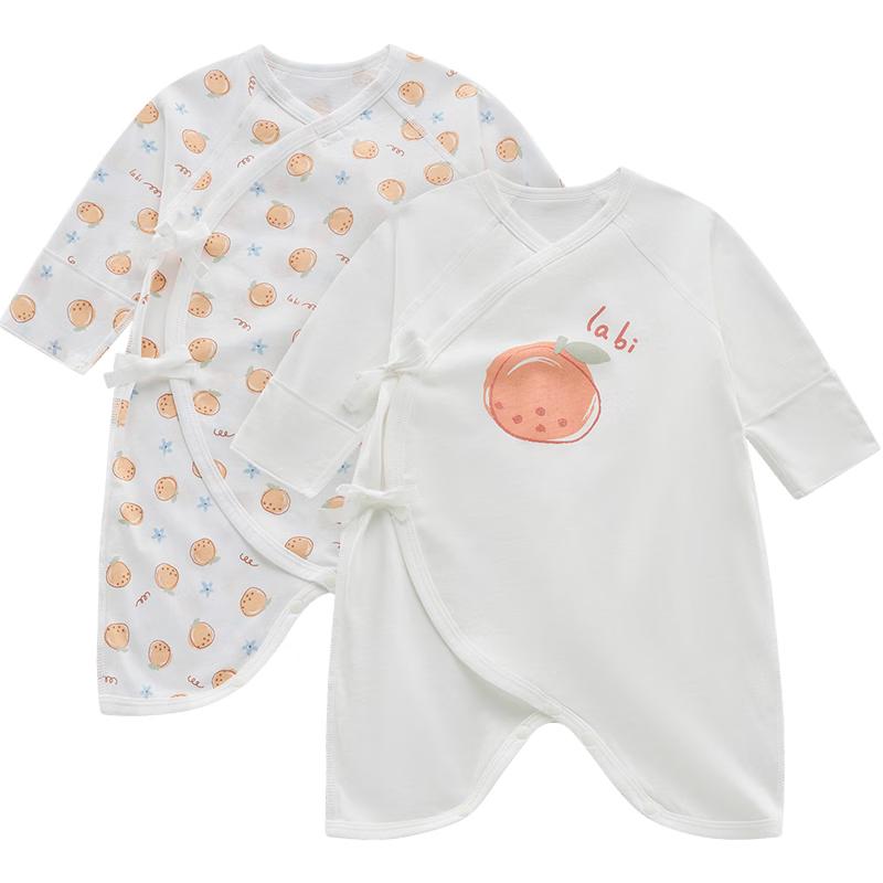 Labi Baby Ромпер для новорожденных из чистого хлопка, комплект из 2 предметов