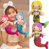 30 Kawaii Mermaid Plush Toys Stuffed Cartoon Princess Cute Pillow Cuddly Plushie Gifts for Girls Children Friends Kids