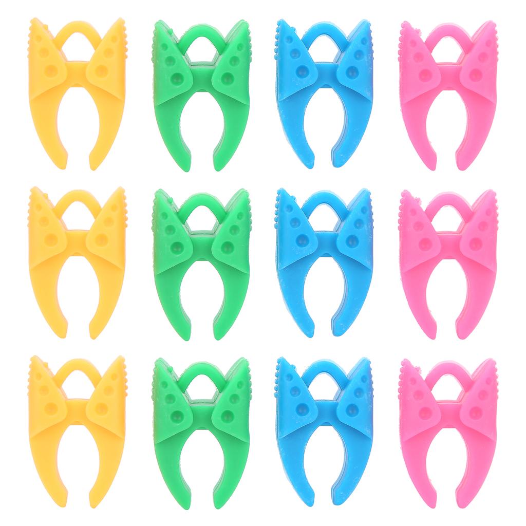 12 шт. силиконовый держатель для шпульки, зажим для нитки, шпулька, швейный инструмент, аксессуары