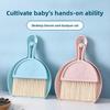 Keyboard Brush Mini with Dustpan Pet Smiley Desktop Cleaning Broom