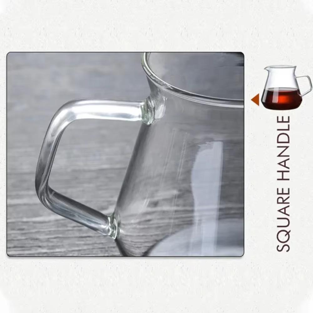 400ml 600ml Coffee Server Pour Over Glass Range Dripper 01 02 Heat Resistant Coffee Kettle Brewer Drip Coffee Share Pot