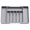 Cutlery Box Expandable Drawer Organizer Adjustable Width Compact Design Easy Access Compartment Tableware Organizer
