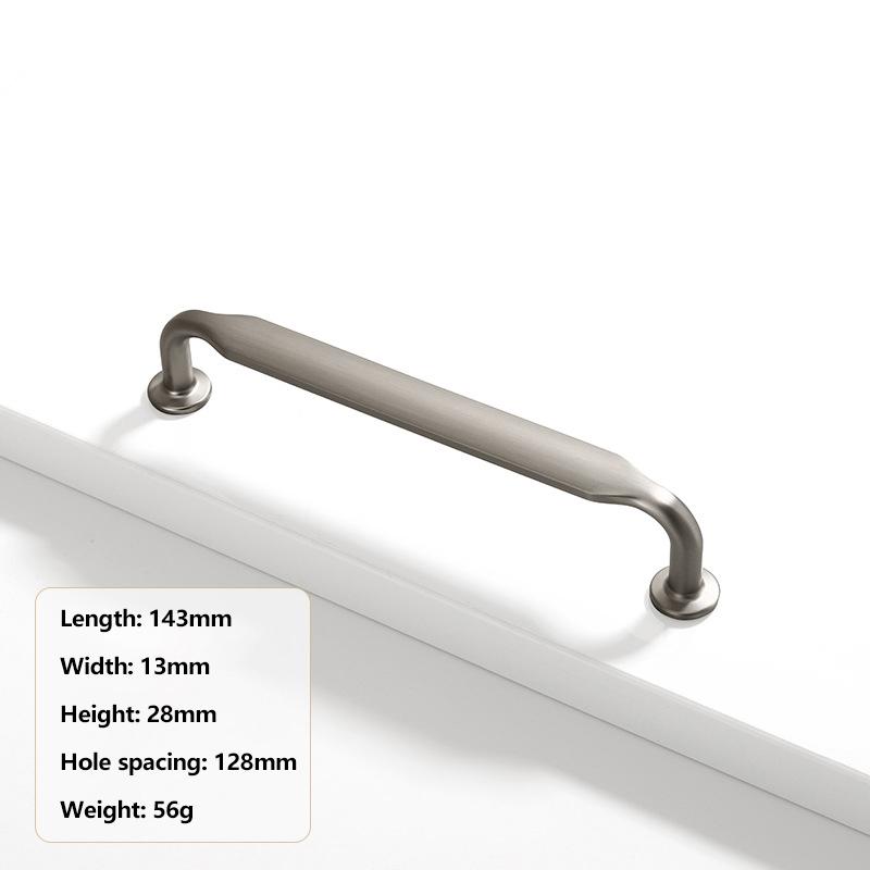 Zinc Alloy Cabinet Door Handle Kitchen Cabinet Drawer Wardrobe Door Knob Hardware For Cabinet, Drawer, Wardrobe Decoration