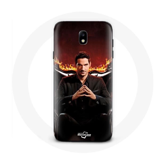 Coque - Samsung - Galaxy S5 - Lucifer Morningstar - Souple - Noir