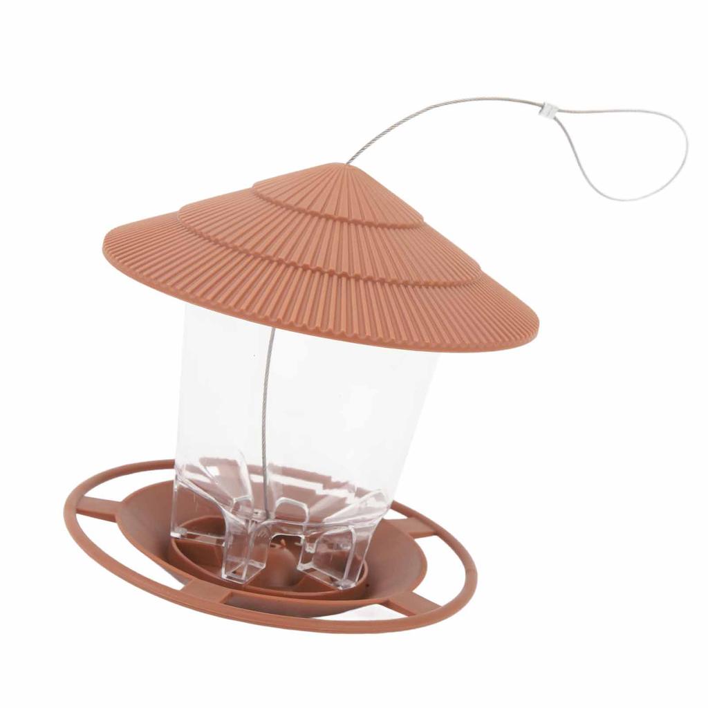 Кормушка для птиц Инновационная защелкивающаяся крышка большого размера Автоматическая подвесная наружная кормушка для птиц