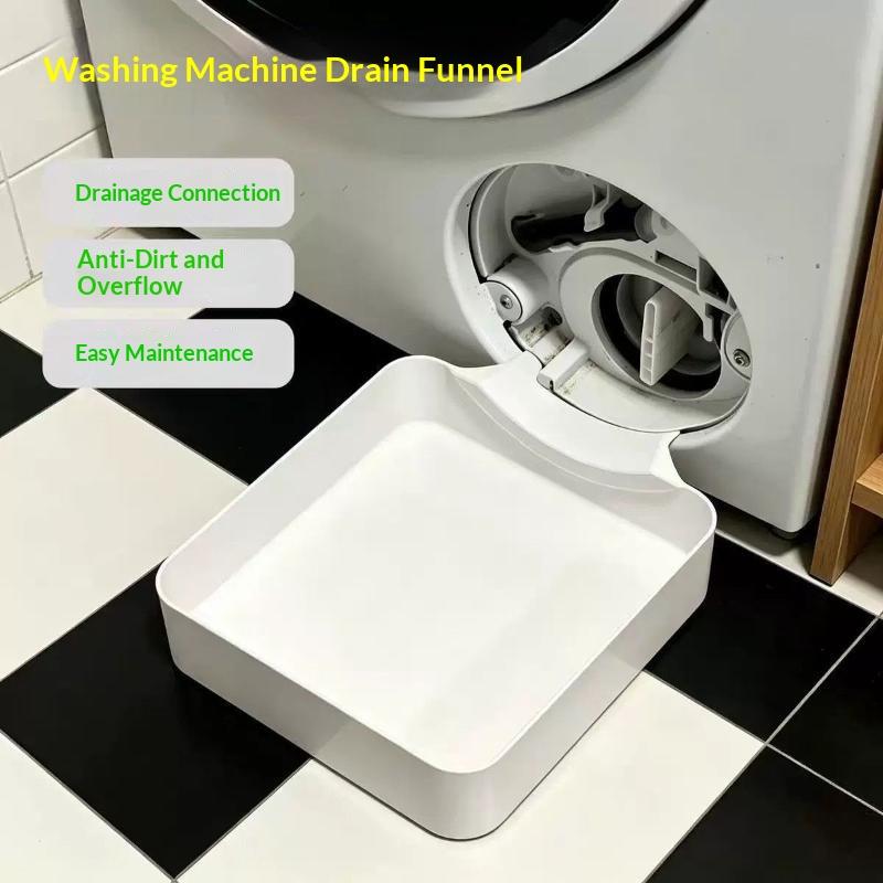 Washing Machine Drain Tray Leak Proof Water Catch Pan Non-Slip Floor Protector for Home Drum Washer Laundry Room