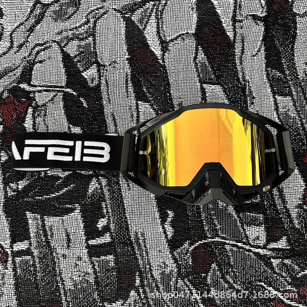 NAFEIB Motorcycle goggles for outdoor sports, off-road, windproof, for men and women riding motorcycles