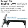 Автомобильный держатель для телефона LUNQIN подходит для Toyota RAV4 LX XLE 2019-2024 годов, Toyota RAV4 Mixing LE XLE SE Woodland XLE, Prime SE 2024 года, автомобильные аксессуары