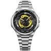 YAZOLE New N944 Men's Watch Stylish and Cool Rotating Bezel Men's Quartz Wristwatch with Luminous Dial Student Watch