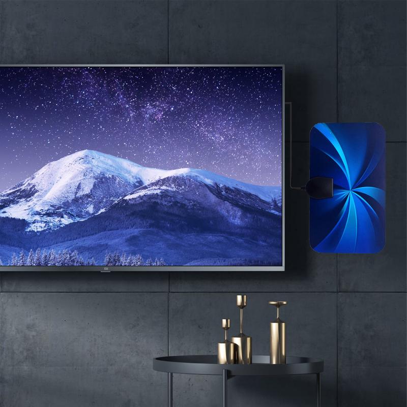 Dvb-t2 Digital Antenna 3600 Miles Indoor 4K Tv Ground Signal Receiving Antenna Hd Vhf Uhf With