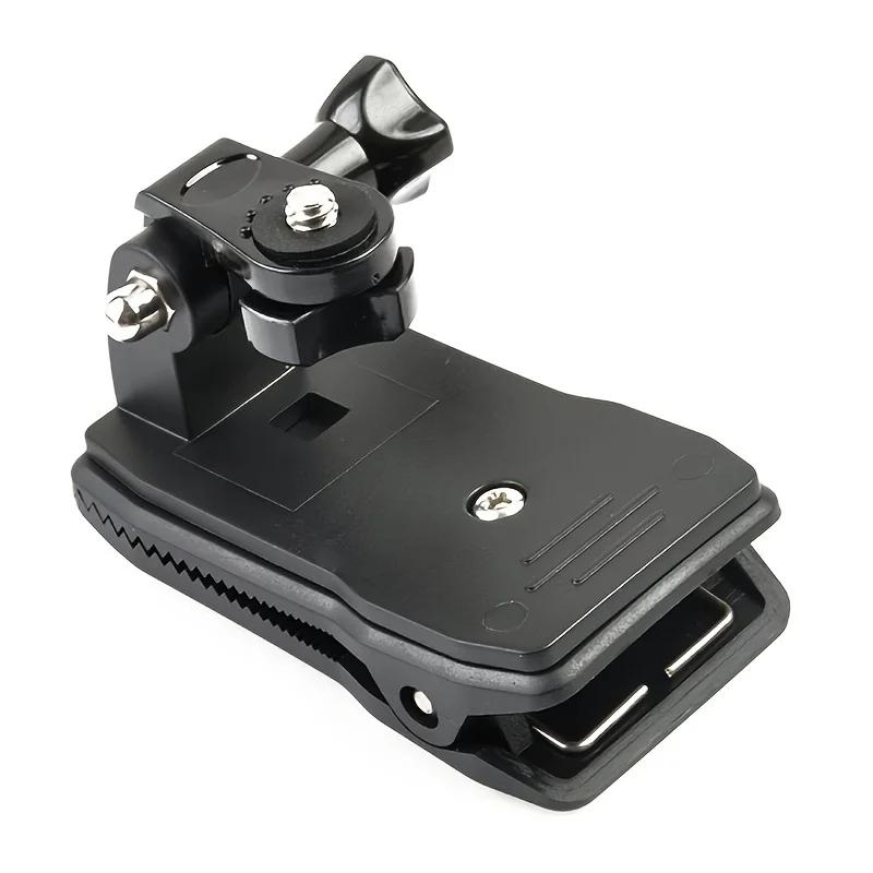 Backpack Strap Clip 360 Degree Rotation Hat Belt Clamp Mount For Gopro Hero 12 11 10 9 8 Action Camera Accessories