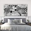 Постеры и принты в виде зебр, холсты с изображениями животных, черно-белые картины, настенное искусство для гостиной,