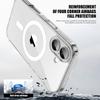 For iPhone 17 Case Compatible with MagSafe TPU+PC Clear Phone Back Cover