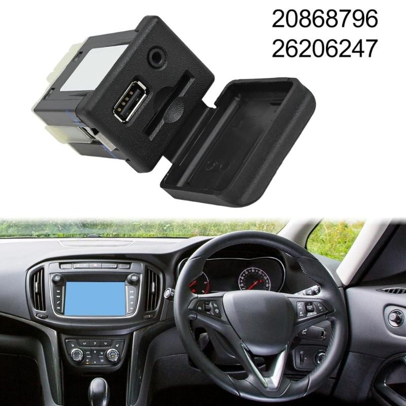 Универсальный USB-порт Aux для стереосистемы Zafira C, Plug and Play, адаптер для автомобильной стереосистемы с передачей звука Hi-Fi, 26206247, 20868796