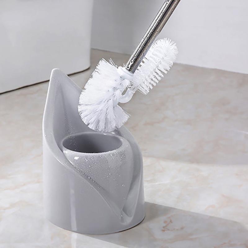 Toilet No Dead Ends Toilet Brush Set Cleaning Brush Long Handle Plastic Toilet Brush Toilet Brush Toilet Brush
