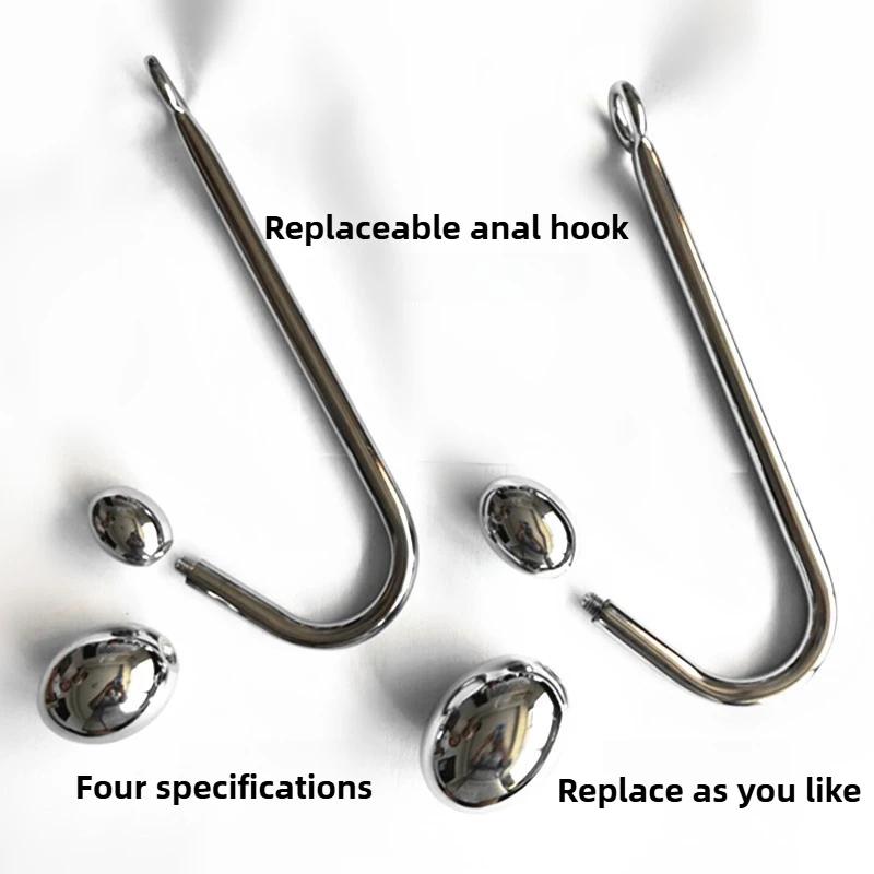 2026 new Roestvrijstalen anale haak Anusballen Metalen anale dilatator Buttplug Grote anale kralen prostaatstimulator insert