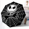 1pc Jack Skellington's Halloween Adventure Automatic Folding Umbrella - 3 Folding Design, Vivid Cartoon Pattern, Suitable for Outdoor Activi