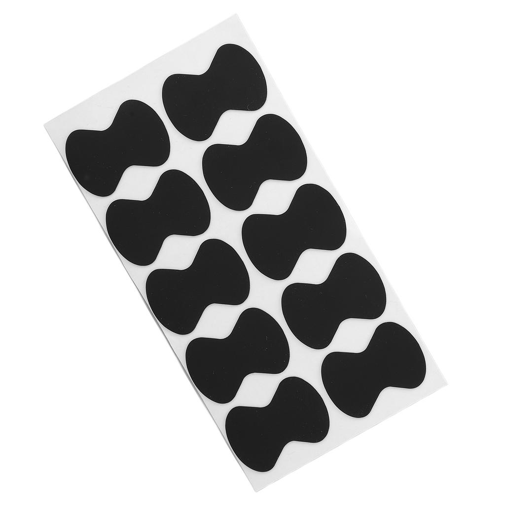 Медиаторы силиконовые противоскользящие наклейки с клейким слоем, аксессуары для музыкальных инструментов, черные