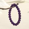 Li Fire Natural Amethyst Quartzite Bracelet Surrounded by Purple Gas, Free Girlfriend Bracelet Beaded Prayer Jade