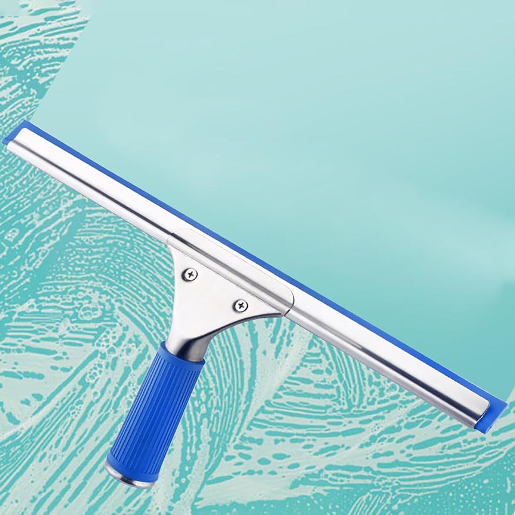 Скребок для стекла Скребок для стекла Скребок для воды Резиновый скребок для мытья окон Ширина протирания 40 см Скребок для душа Подходит для углов комнаты Резиновая полоса