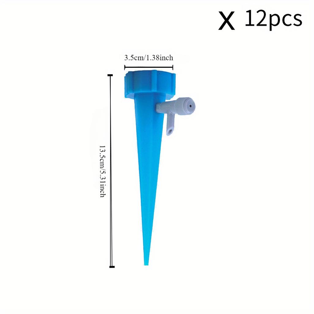 12 шт. капельного орошения цветов садовых автоматических растений горшков домашних капельниц тепличных систем полива разбрызгивателей насадок