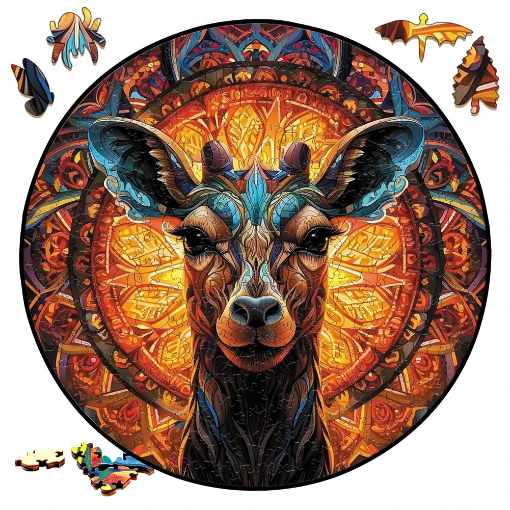 Non-Toxic Koala Animal Jigsaw Puzzles For Adult Or Kids3D Wooden Puzzle Boutique Gift Box Packaging Children Christmas Gifts