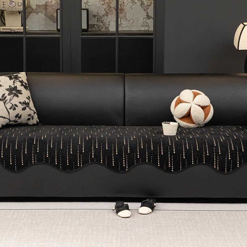 Light Luxury High-End Sofa Cushion  New Four-Season Universal Fixed Seat Cushion One-Piece Straight Row Seat Cushion