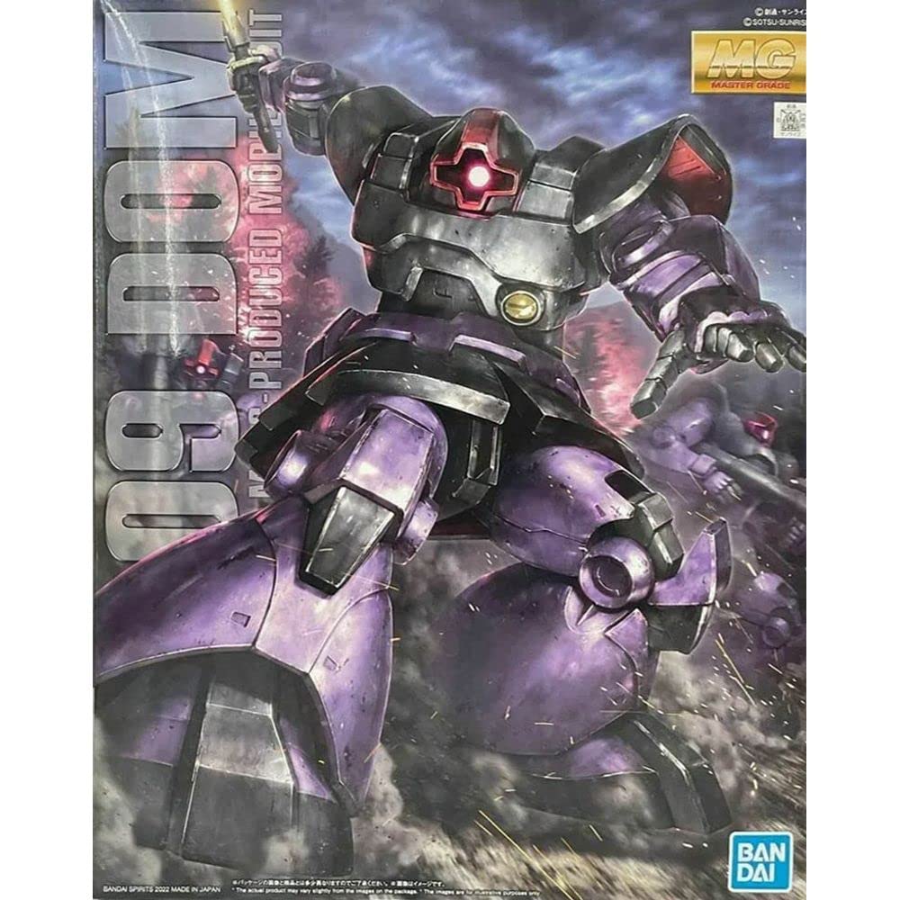 BANDAI SPIRITS MG Mobile Suit Gundam Dom, масштаб 1/100, цветная пластиковая модель