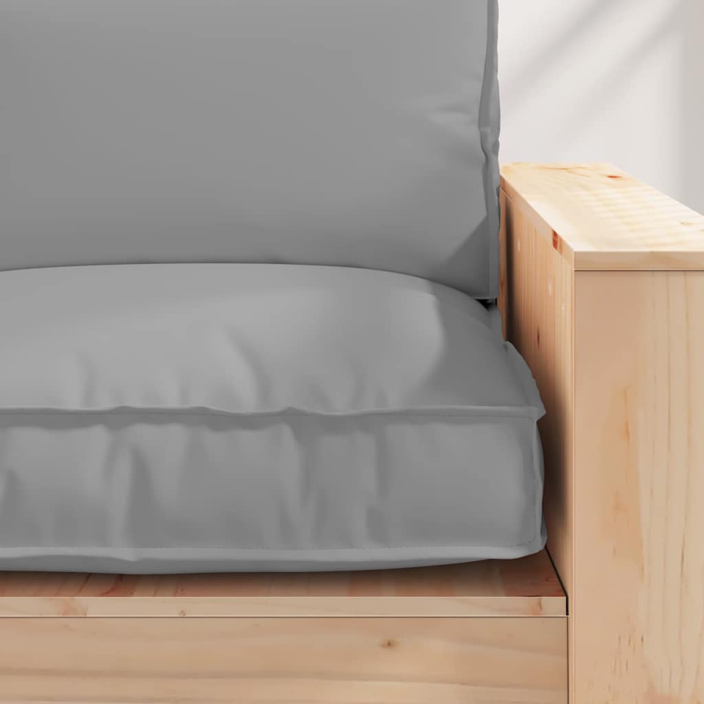Gray Cushion 80 x 80 x 12 cm Oxford Fabric