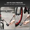 Bike Front Fork Air Pump, High-pressure Aluminum Alloy Manual Air Pump, Air Inflation and Deflation Pump with Pressure Gauge