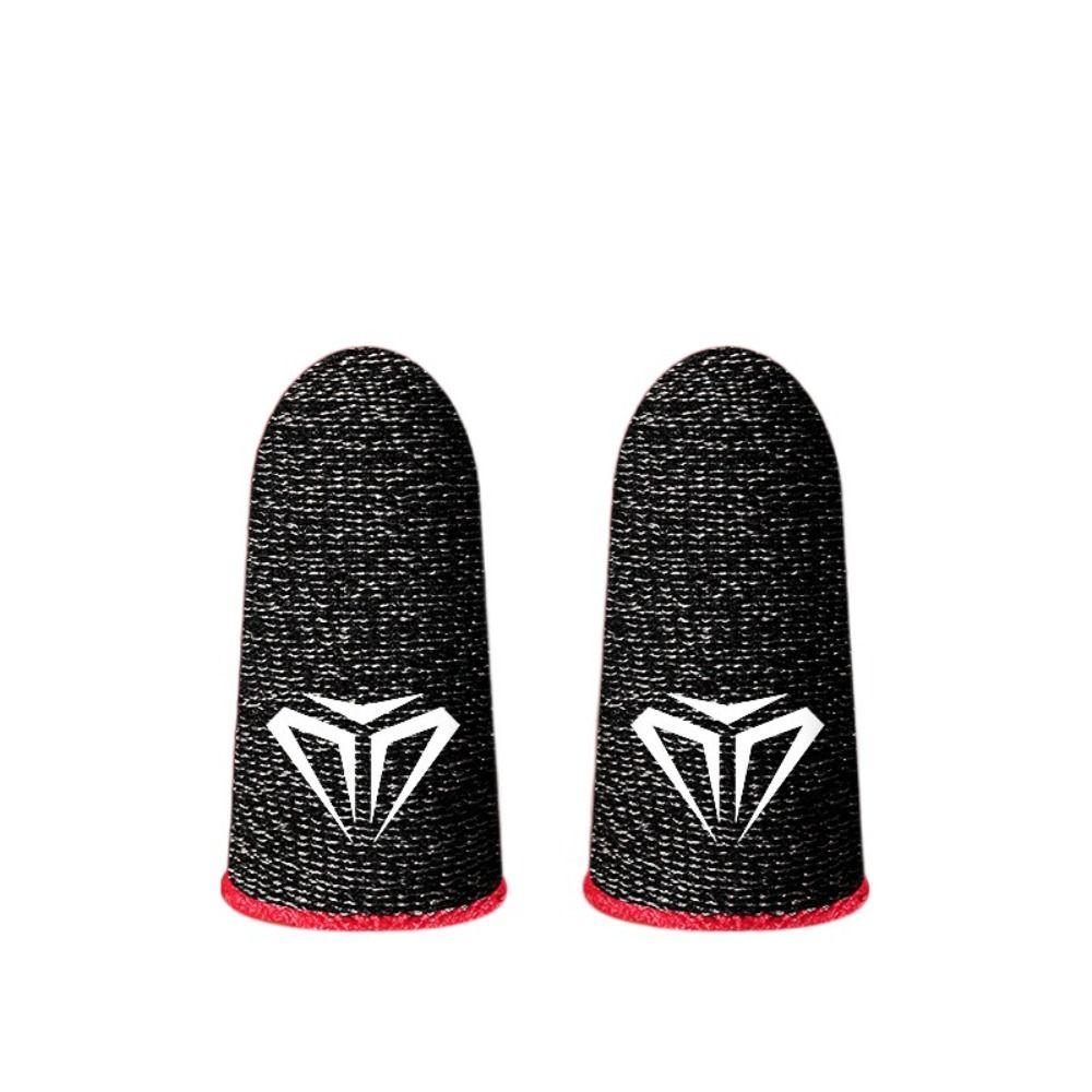 2 PCS Breathable Gaming Finger Cover Sweatproof Touch Screen Finger Cuff 2024 Finger Sleeve
