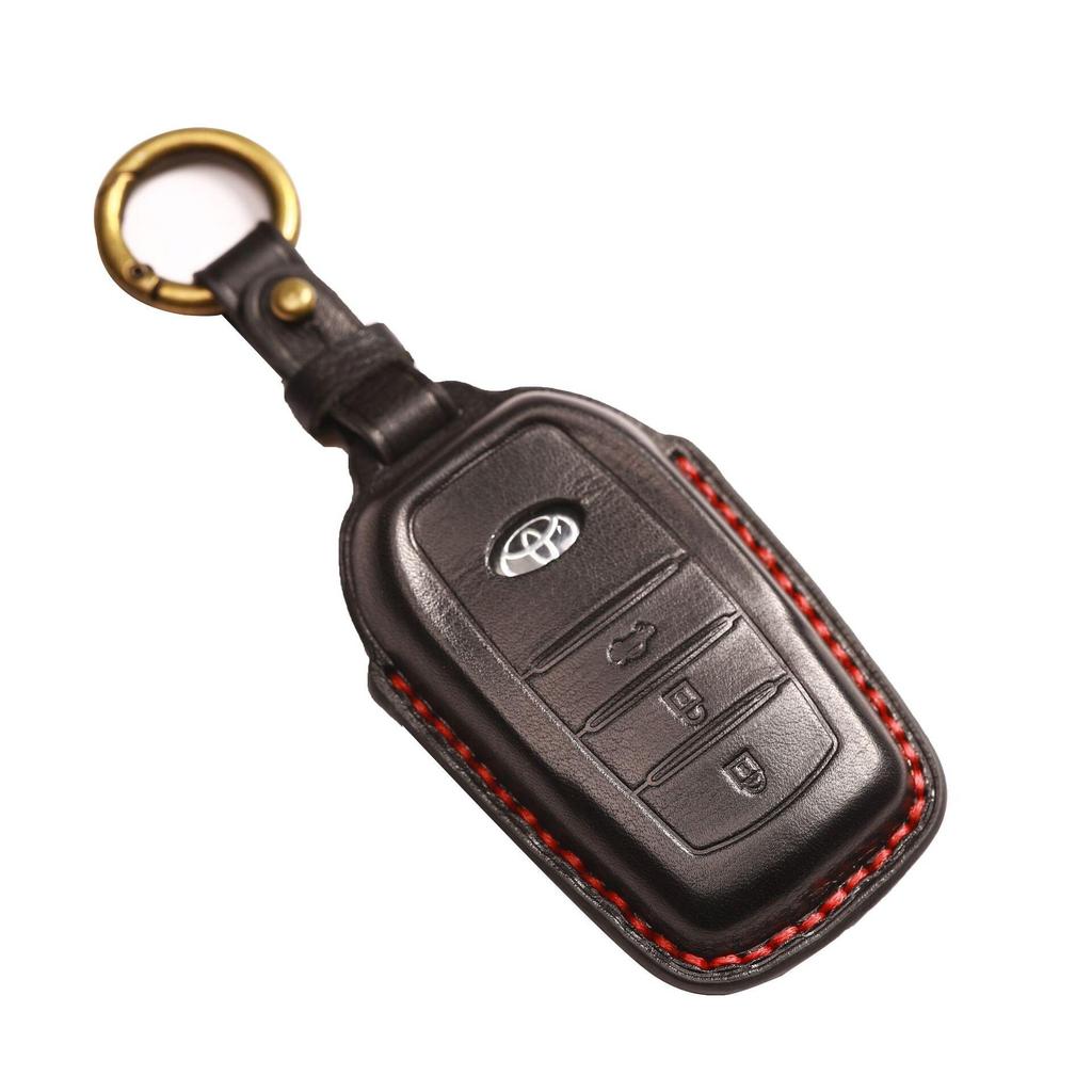 Чехол для автомобильных ключей HALLMO из натуральной кожи для TOYOTA Camry
