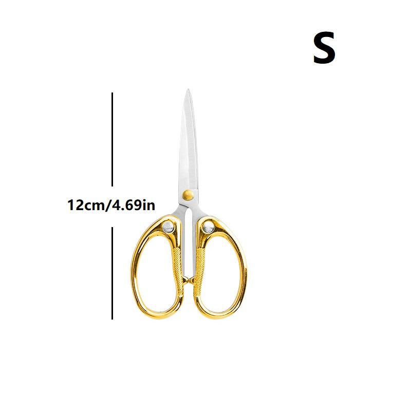 1 Piece Ultra Sharp Stainless Steel Scissors with Metal Handle for Office Home School Sewing Fabric Cutting