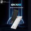 GK105 87-клавишная проводная механическая клавиатура, ARGB подсветка, Красный переключатель, Анти-гостинг, Универсальная для геймеров и ноутбуков.