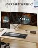 ErGear Monitor Arm Dual 2 Screen White Совместимость с дюймами Грузоподъемность 10 кг Газовая пружина Тип кронштейна дисплея ПК Кронштейн длинный VESA 75x75 мм Совместимость с