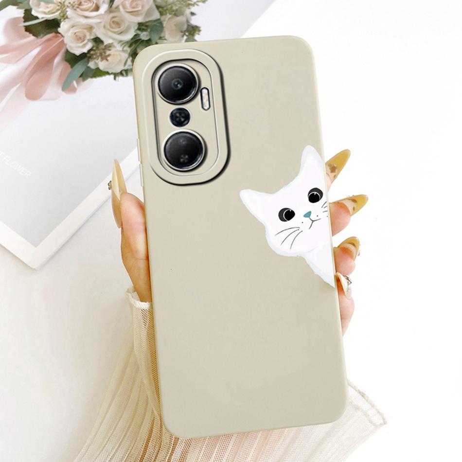 For Infinix Hot 20 20Play Cute Cat Flower Cartoon Phone Case For Infinix Hot 20 Play Hot20 4G Soft Silicone Covers Bumpers