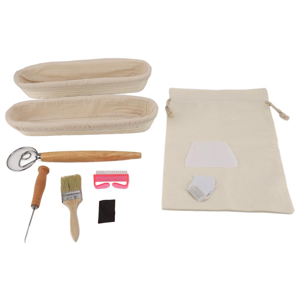 2шт корзинки для расстойки хлеба прочные ротанговые способствуют брожению теста универсальные для различных видов хлеба