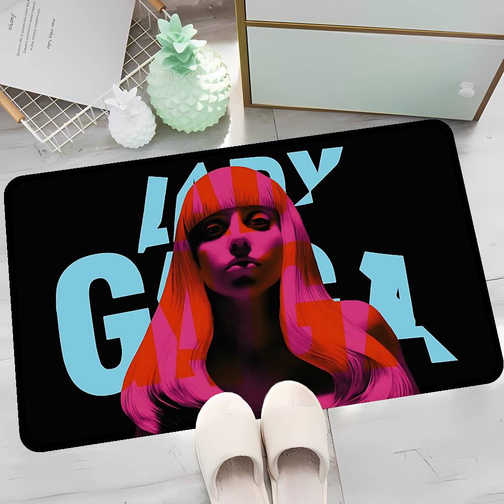 Singer L-Lady G-Gaga Kitchen Mat Cheaper Anti-slip Modern Living Room Balcony Printed Modern Home Decor