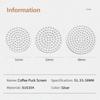 1Pcs Heat Resistant Coffee Filter Screen Portafilter Barista Espresso Accessories Coffee Making Mesh Reusable 51/53/58mm