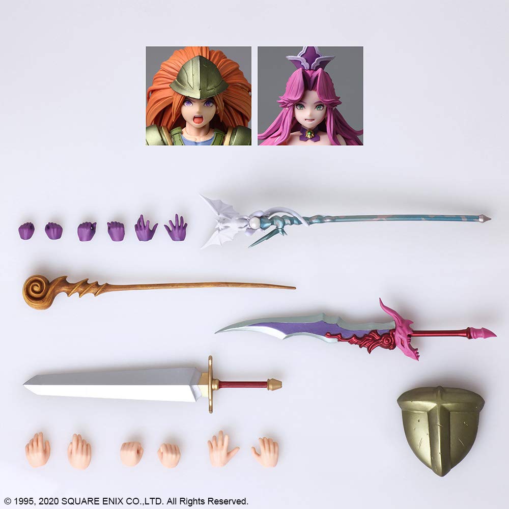 Seiken Densetsu 3 Trials of Mana Bring Arts Дюран Анджела подвижная фигурка из ПВХ, окрашенная и