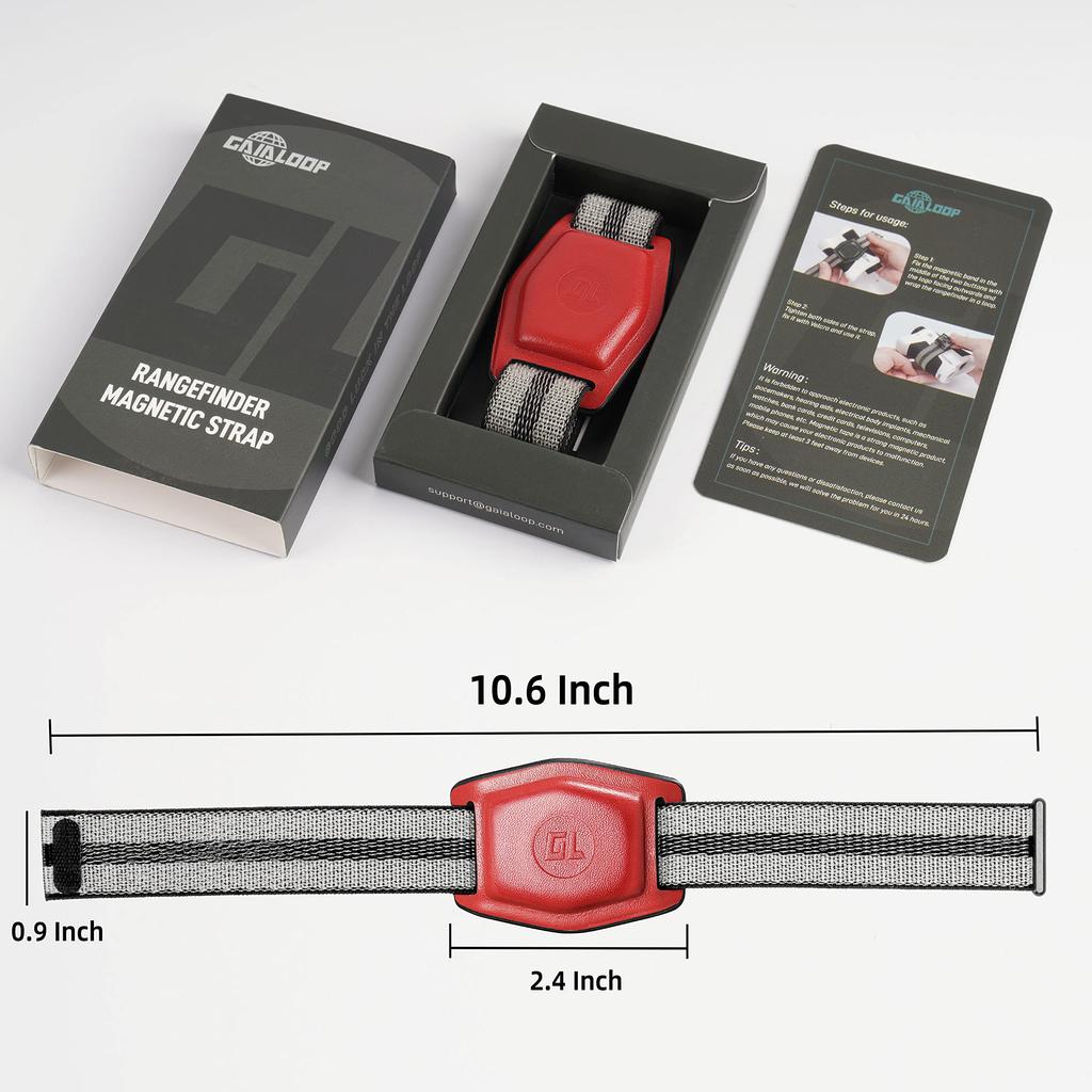 Gaialoop Golf Rangefinder Magnetic Holder Mount Strap Универсальный регулируемый магнитный ремень для дальномера для гольф-кара Golf Rangefinder Holder Strap