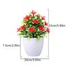 Орнамент Искусственные цветы Искусственные растения Украшение стола в горшках Искусственные цветы Маленькие растения